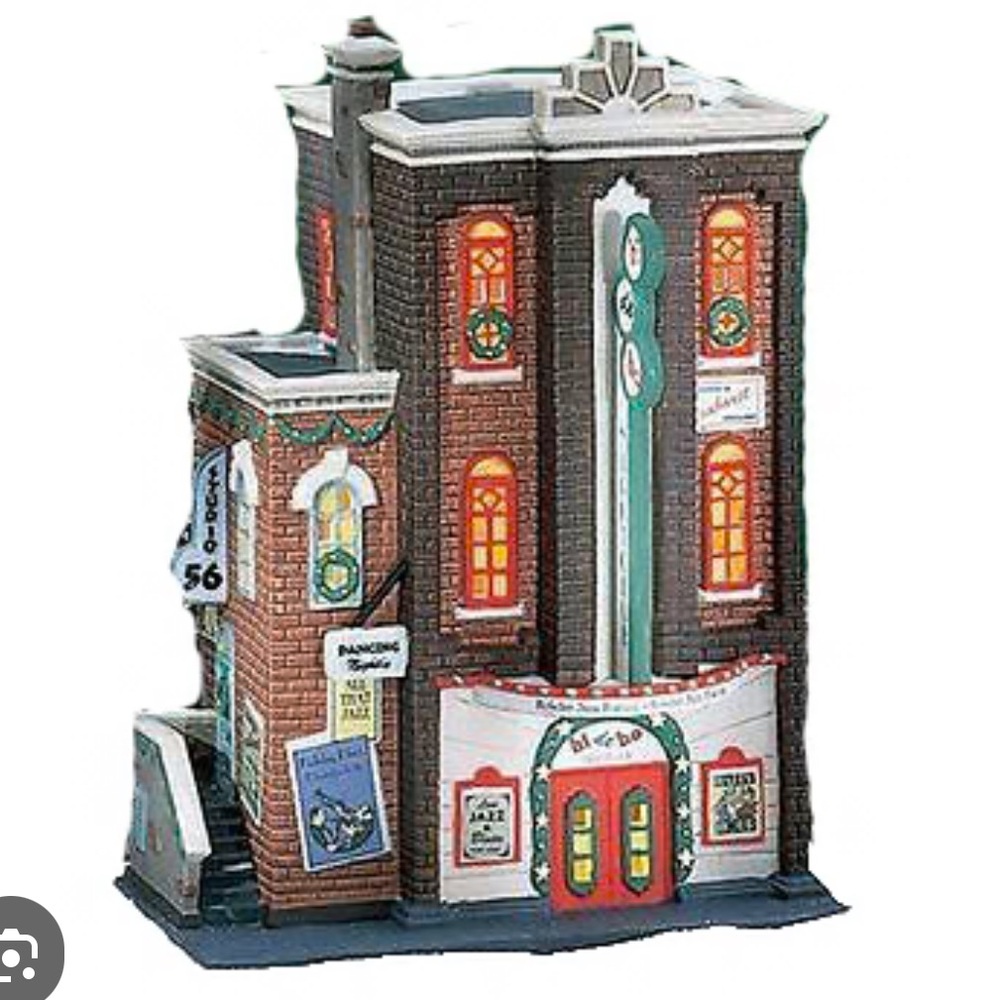 Dept 56 Christmas In The City Hi-De-Ho Nightclub RETIRED